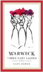 Warwick Three Cape Ladies 2003 Front Label