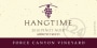 Hangtime Force Canyon Vineyard Pinot Noir 2010  Front Label