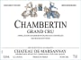 Chateau de Marsannay Chambertin Grand Cru 2008 Front Label