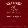 Ross Estate North Ridge Shiraz 2003 Front Label