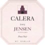 Calera Jensen Vineyard Pinot Noir 2003 Front Label