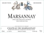 Chateau de Marsannay Marsannay 2011 Front Label