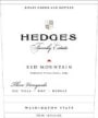 Hedges Family Estate Three Vineyards Red 2004 Front Label