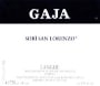 Gaja Sori San Lorenzo 2003 Front Label