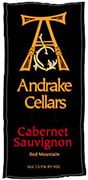 Andrake Cabernet Sauvignon 2003 Front Label