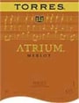 Familia Torres Atrium 2004 Front Label