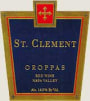 St. Clement Oroppas 2004 Front Label