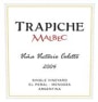 Trapiche Malbec Vina Victorio Coletto 2004 Front Label