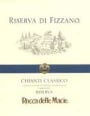 Rocca delle Macie Fizzano Riserva Chianti Classico 2003 Front Label