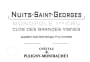 Chateau de Puligny-Montrachet Nuits Saint Georges Monopole 2010 Front Label