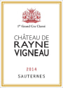 Chateau Rayne Vigneau  2014 Front Label