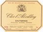 Chateau Rayne Vigneau Clos l'Abeilley 2003 Front Label
