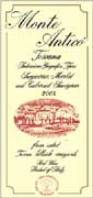 Monte Antico Rosso 2004 Front Label