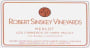 Robert Sinskey Merlot 2002 Front Label
