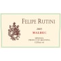 Rutini Malbec 2005 Front Label