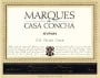 Concha y Toro Marques de Casa Concha Syrah 2005 Front Label