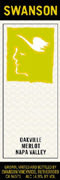 Swanson Oakville Merlot 2004 Front Label