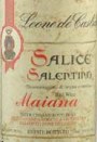 Leone de Castris Salice Salentino Maiana 2004 Front Label
