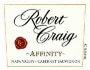 Robert Craig Cellars Affinity 2003 Front Label