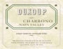 Duxoup Charbono 2000  Front Label