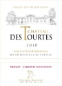 Chateau des Tourtes  2010 Front Label
