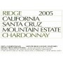 Ridge Santa Cruz Chardonnay 2005 Front Label