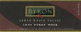 Byron Pinot Noir Santa Maria Valley 2005 Front Label