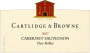 Cartlidge & Browne Cabernet Sauvignon 2007 Front Label