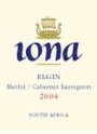Iona Merlot-Cabernet 2004 Front Label