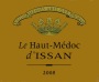Chateau d'Issan Le Haut-Medoc d'Issan 2008 Front Label