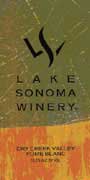 Lake Sonoma Winery Dry Creek Valley Fume Blanc 2002 Front Label