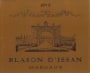 Chateau d'Issan Blason d'Issan 2012 Front Label