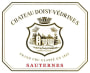Chateau Doisy Vedrines Sauternes 2010 Front Label