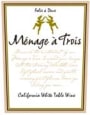 Menage a Trois White Blend 2006 Front Label