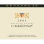 Bernardus Monterey County Chardonnay (375ML half-bottle) 2005 Front Label