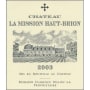 Chateau La Mission Haut-Brion (slightly stained label) 2003 Front Label