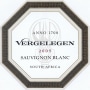Vergelegen Sauvignon Blanc 2005 Front Label