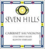 Seven Hills Winery Klipsun Vineyard Cabernet Sauvignon 2004 Front Label