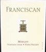 Franciscan Estate Merlot 2004 Front Label