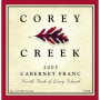 Corey Creek Cabernet Franc 2005 Front Label