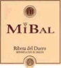Bodegas Hornillos Ballesteros Mibal Ribera del Duero 2004 Front Label