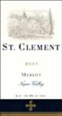 St. Clement Merlot 2003 Front Label