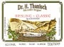 Dr. H. Thanisch (Erben Müller-Burggraef) Riesling Classic 2005 Front Label