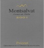 Francesc Sanchez Bas Montsalvat 2001 Front Label