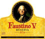 Faustino V Reserva 2002 Front Label
