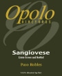 Opolo Paso Robles Sangiovese 2014 Front Label