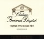 Chateau Fourcas Dupre Blanc 2015 Front Label
