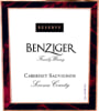 Benziger Reserve Cabernet Sauvignon 2004 Front Label