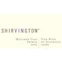 Shirvington Shiraz 2005 Front Label