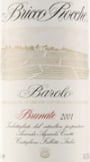 Ceretto Barolo Brunate 2001 Front Label